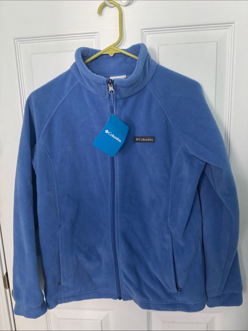 NWT Columbia Blue Full-Zip Fleece Jacket youth size XL (18-20)